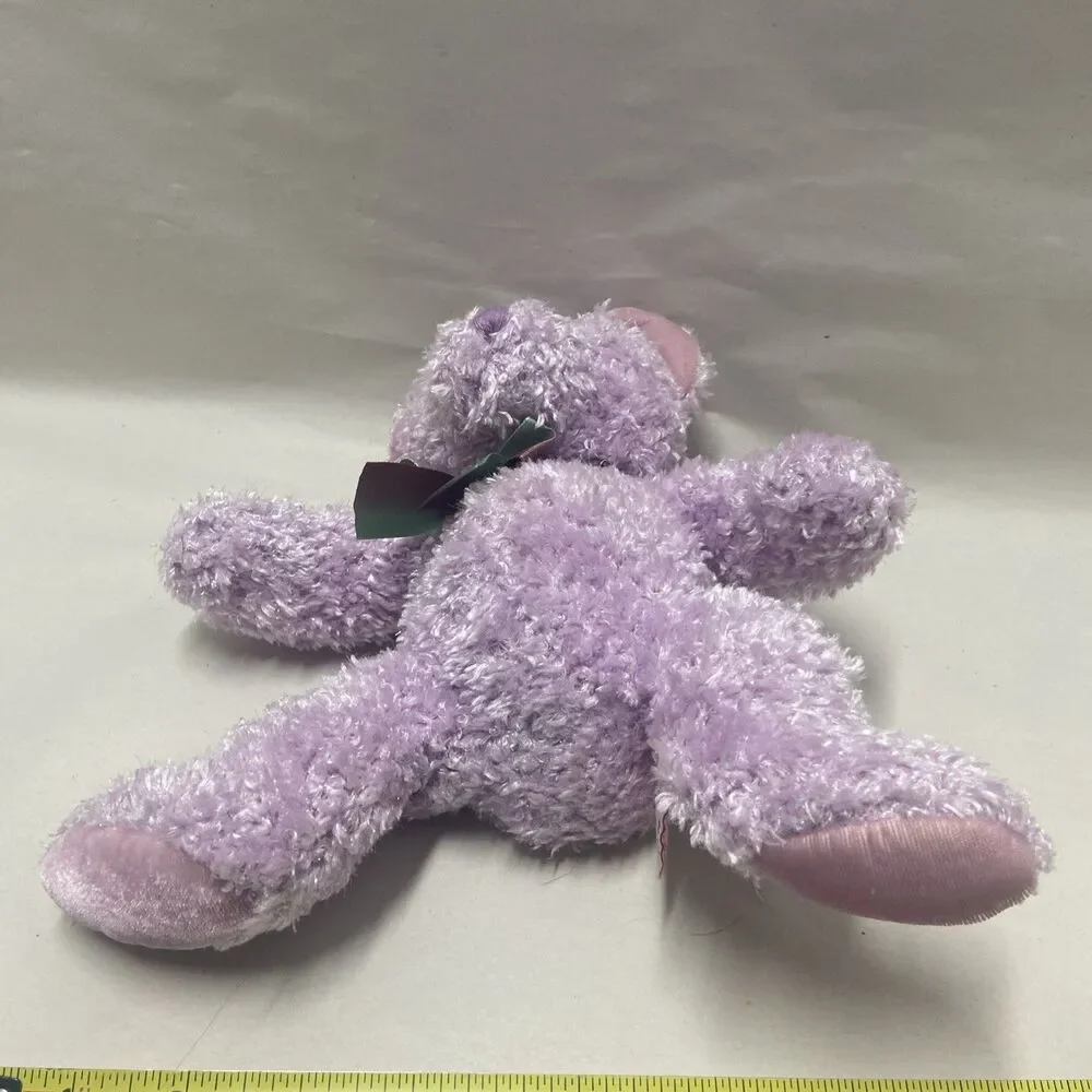 Russ Sparkles the Sparkly Purple Bear Sitting 8.5 inches Vintage
